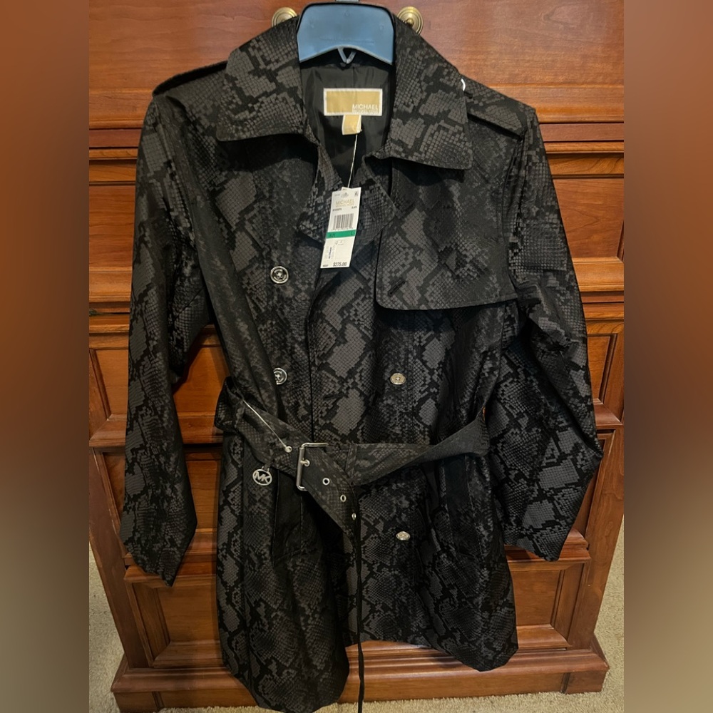 Michael Kors rain trench coat